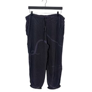 Vintage 80s Paula Mopitz Serpent Pants Womens S Cropped Geometric Knickerbockers
